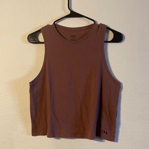 PINK cropped tank top